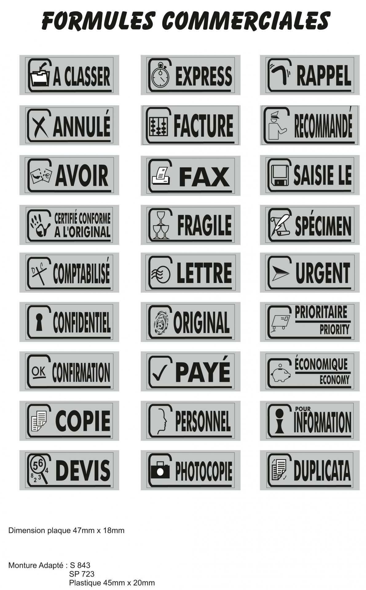 Formule commerciale