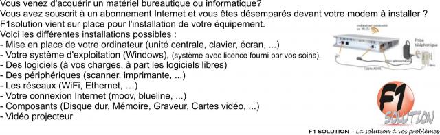Installation informatique